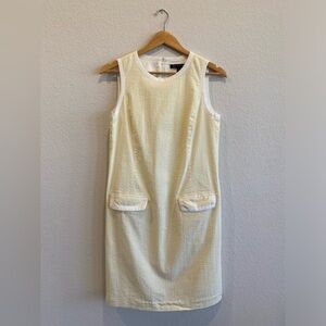 Brooks Brothers - Size 6 - Yellow & White Striped Dress
